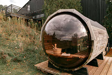 panoramic view sauna in Toronto, ON