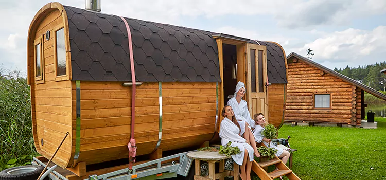 Residential Outdoor Cabin Sauna Construction in Toronto, Ontario