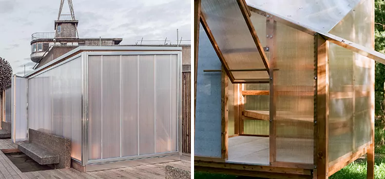 Transparent Wall Sauna in Toronto, ON