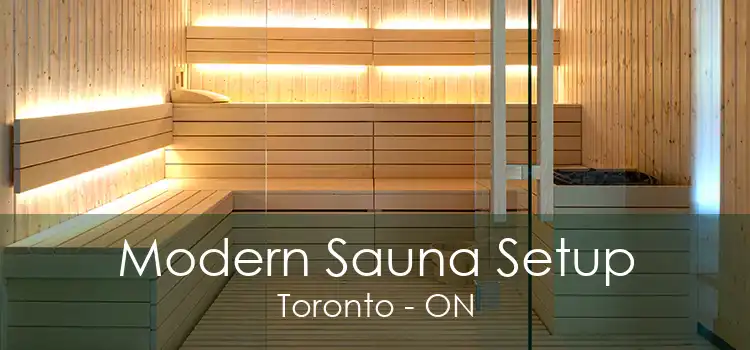 Modern Sauna Setup Toronto - ON