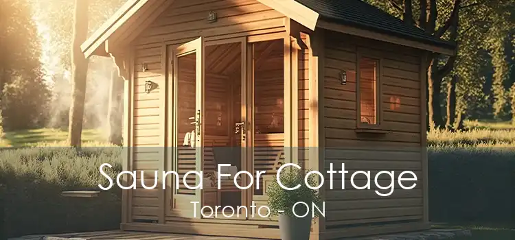 Sauna For Cottage Toronto - ON