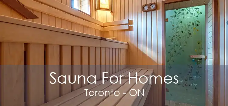 Sauna For Homes Toronto - ON